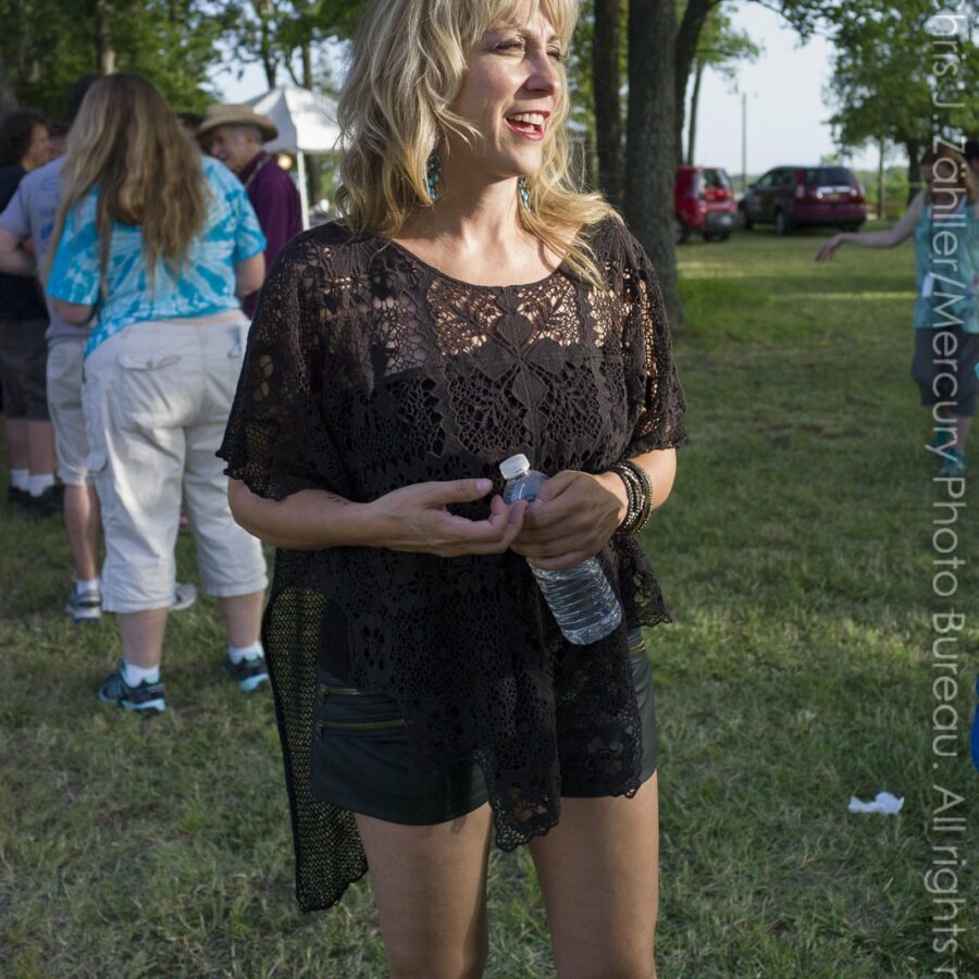 Amy Speace, Backstage — 17th Annual Woody Guthrie Folk Festival, 2014