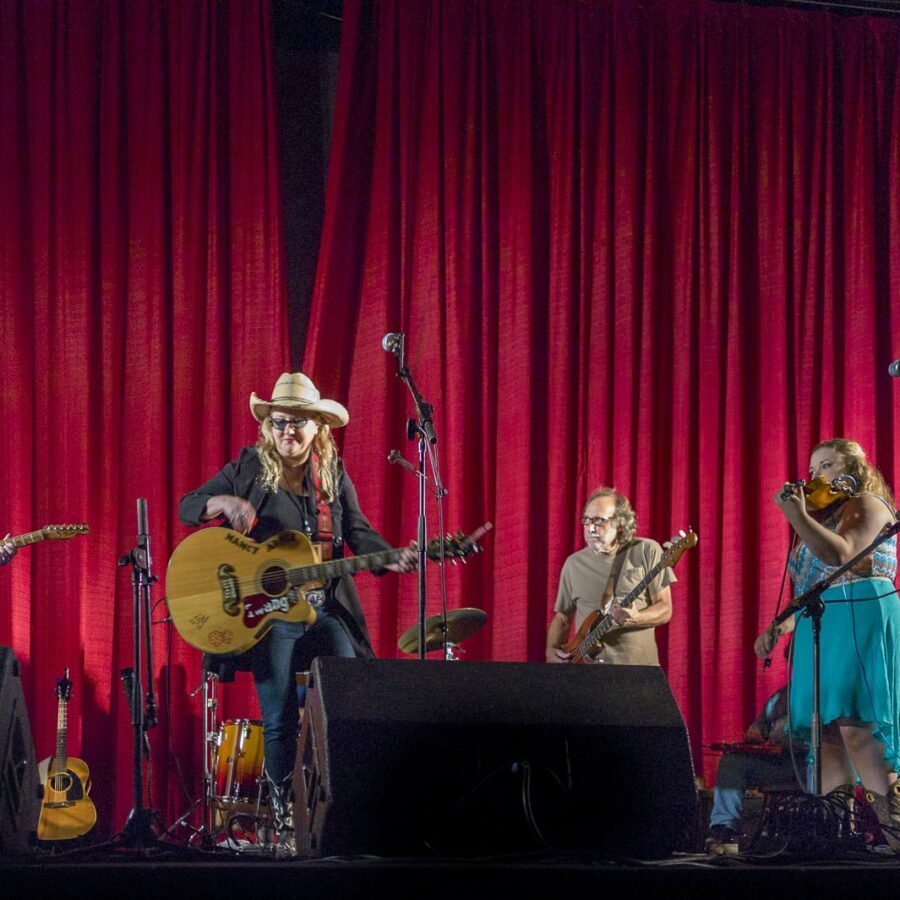 Terry “Buffalo” Ware, Nancy Apple, Don Morris, Lauren Lee, & T. Z. Wright — 17th Annual Woody Guthrie Folk Festival, 2014