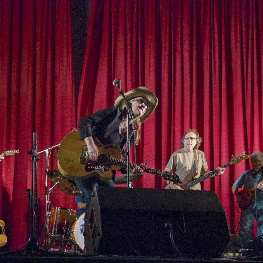 Terry “Buffalo” Ware, Nancy Apple, Don Morris, Butch Morgan, Lauren Lee, & T. Z. Wright — 17th Annual Woody Guthrie Folk Festival, 2014