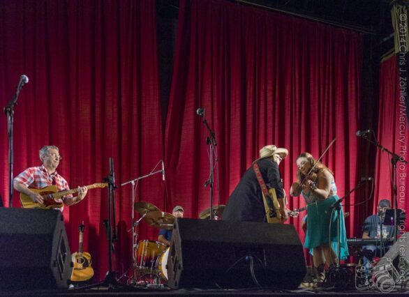 Terry “Buffalo” Ware, Michael McCarty, Nancy Apple, Don Morris, Lauren Lee, & T. Z. Wright — 17th Annual Woody Guthrie Folk Festival, 2014