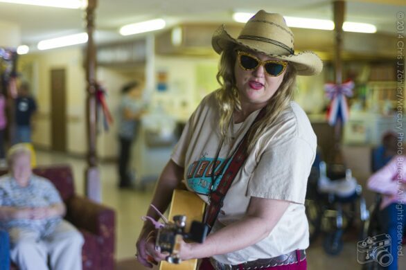 Nancy Apple, Community Outreach at Colonial Park Nursing Home (I) — 17th Annual Woody Guthrie Folk Festival, 2014