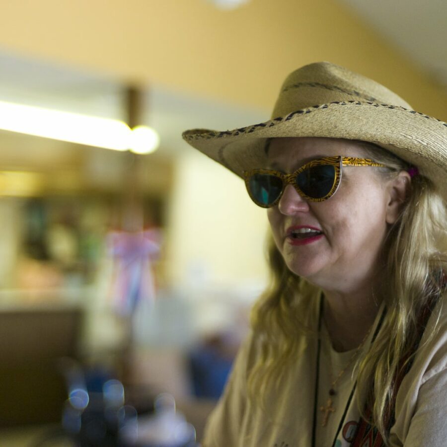 Nancy Apple, Community Outreach at Colonial Park Nursing Home (II) — 17th Annual Woody Guthrie Folk Festival, 2014