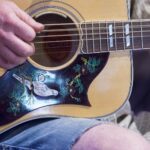 Jake Flint (Guitar Detail) — 22nd Annual Woody Guthrie Festival, 2019